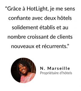Témoignage HotLight - N. Marseille (hotel)
